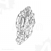 Tapa carcasa cigeal MOTOR DIESEL para CHINA MODEL: D-178F, D-178FA