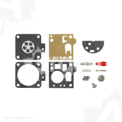 Kit reparo carburador com agulha mod. H19-RB por BING: 48A-101C, 48C-110B, 49A, 46-01