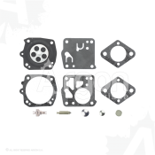 Kit reparo carburador com agulha mod. RK-21HS por TILLOTSON: HS-100A, HS-138A, HS-138B, HS-181B, HS-181C...