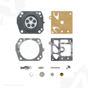 Kit reparo carburador com agulha mod. K12-HDA por WALBRO: HDA-20, HDA-21, HDA-26, HDA-28, HDA-32...