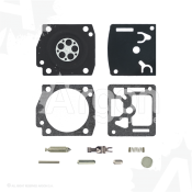 Kit reparo carburador com agulha mod. RB-122 por HUSQVARNA: 340, 345, 346 XP, 350, 351...