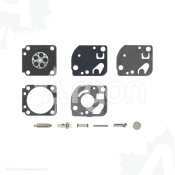 Kit reparo carburador com agulha mod. RB-23 por ZAMA: C1U-K17, C1U-K27A, C1U-K27B, C1U-K27C, C1U-K27D...