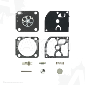 Kit reparo carburador com agulha mod. RB-245 por ZAMA: C1Q-S275A, C1Q-S275C, C1Q-S276A, C1Q-S276C,  C1Q-S277A...