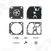 Kit reparo carburador com agulha mod. RB-256 por ZAMA: C1Q-100362B, C1Q-100363B