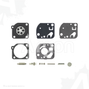 Kit reparo carburador com agulha mod. RB-26 por ZAMA: C1U-K20A, C1U-SK13A, C1U-SK13, C1U-SK12, C1U-SK11...
