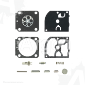 Kit reparo carburador com agulha mod. RB-266 por ZAMA: C1Q-S169C, C1Q-S209D, C1Q-S210C, C1Q-S220D-E, C1Q-S265C...