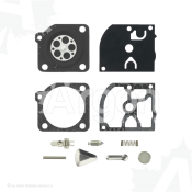 Kit reparo carburador com agulha mod. RB-54 por ZAMA: C1Q-E5A, C1Q-H44, C1Q-H43, C1Q-H42, C1Q-H35...
