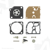 Kit reparo carburador com agulha mod. RB-56 por ZAMA: C1Q-K64, C1Q-K109A, C1Q-K110B