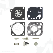 Kit reparo carburador com agulha mod. RB-68 por ZAMA: C1Q-SK8, C1Q-SK9, C1Q-SK10, C1Q-SK15, C1Q-SK16...