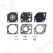 Kit reparo carburador com agulha mod. RB-82 por ZAMA: C1U-H46, C1U-H46A, C1U-H49