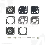 Kit reparo carburador com agulha mod. RB-29 por ZAMA: C1U-H12C, C1U-H60B, C1U-H60C, C1U-H60D, C1U-H60E...
