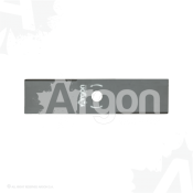 Faca 2 dentes, Modelo 2T-M3 - 255 x 1,8mm - 25,4mm