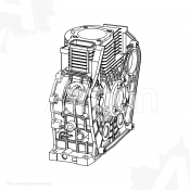 Carcasa cigeal MOTOR DIESEL para CHINA MODEL: D-192F