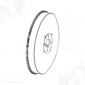 Flywheel DIESEL ENGINE - Electric starter for CHINA MODEL: D-188F, D-192F